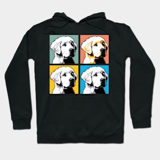 Pop Retro Art Great Pyrenees - Cute Puppy Hoodie